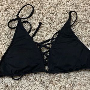 mossimo black strappy bikini top